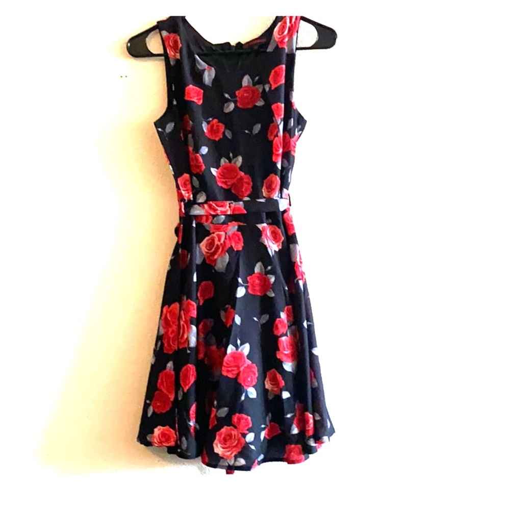 Rose patterned dress
